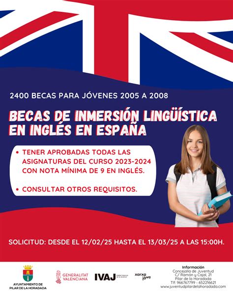 Beca para curso de Inmersión Lingüística en inglés 2025 - CIJ