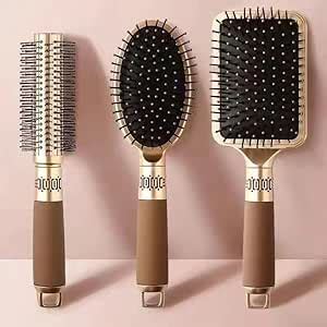 Buy Store2508 Set of 3 Hair Brush Set with Detangling Nylon Pins ...