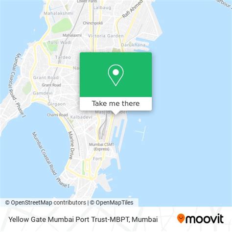 How to Get to Yellow Gate Mumbai Port Trust-MBPT in Colaba by Bus or Train?