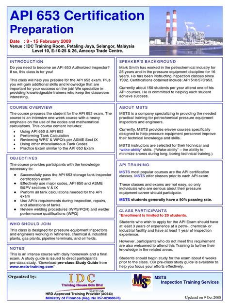 Image result for API 653 Test