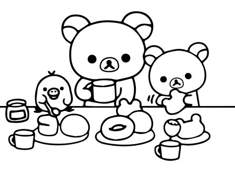 20+ Rilakkuma Coloring Pages - Free Printable PDF & Online Coloring