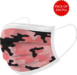 STATUS 500 peach mask Surgical Mask With Melt Blown Fabric Layer Price ...