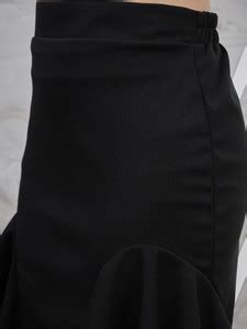 ATHENA Solid Women Flared Black Skirt - Buy ATHENA Solid Women Flared ...