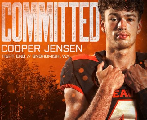 Cooper Jensen, nation’s No. 24 tight end, commits to Oregon State ...