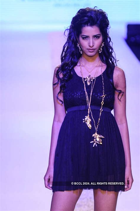 A model walks the ramp for jewellery designer Pallavi Foley during the ...