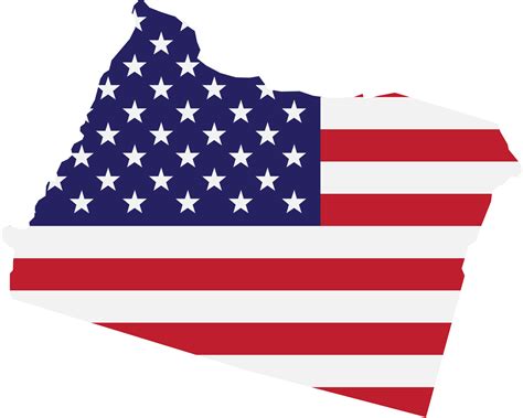 esquema del mapa del estado de oregon en la bandera de estados unidos. 17178855 PNG