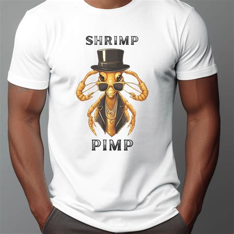 Shrimp Pimp Shirt Shrimpteresting Shrimp Shirt Shrimp Tshirt Beach ...