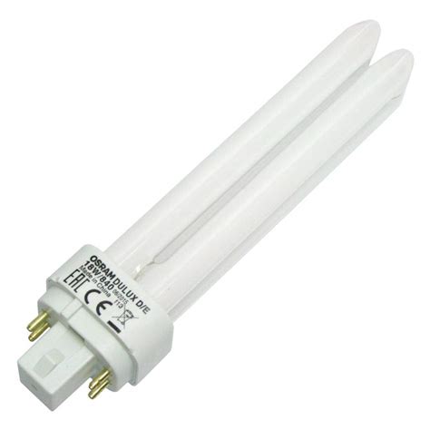 Osram 017617 - Double Tube (4-Pin Base) Compact Fluorescent Light Bulb ...