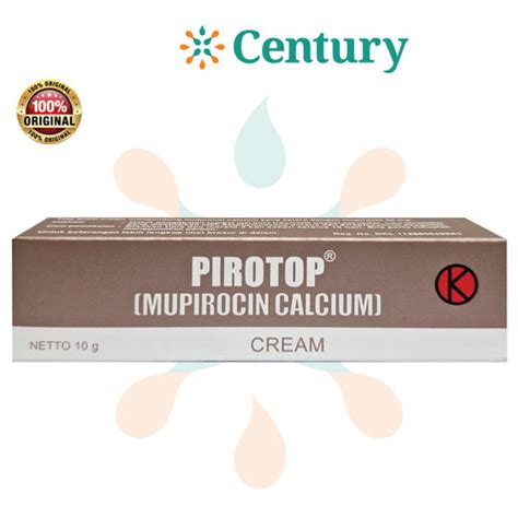 Jual PIROTOP CR 10GR/ MUPIROCIN/ SALEP GATAL / ALERGI / OBAT GATAL ...