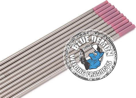 Blue Demon Welding Tungsten Electrodes, Rare Earth Blend, PINK, EWG, 3/ ...