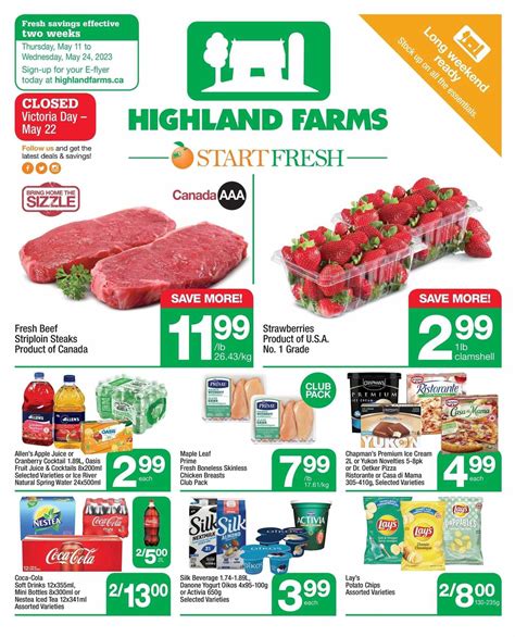 Highland Farms Flyer May 11 to 24
