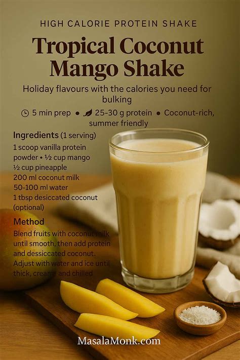 High Calorie Protein Shakes: 10 Ideas for Bulking & Healthy Gains | Masala Monk