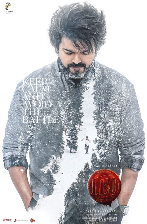 Leo Tamil poster out: Vijay gears up for ultimate battle in Lokesh ...