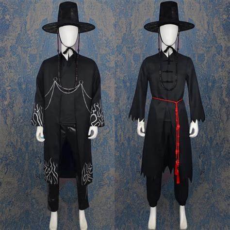 Buy Kpop Demon Hunters Saja Boys Jinu Cosplay Costume Uniform Set ...