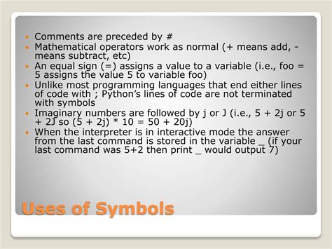 Image result for Python Code Symbol Meaning