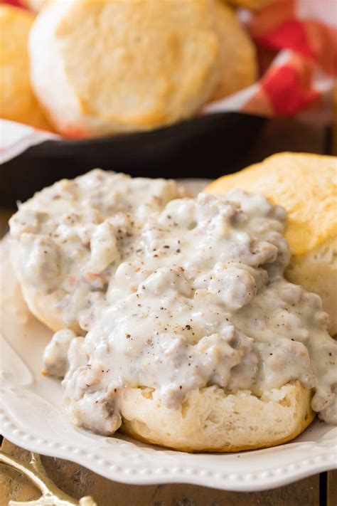 Old Fashioned Sausage Gravy Recipe Southern Comfort! Biscuits And
