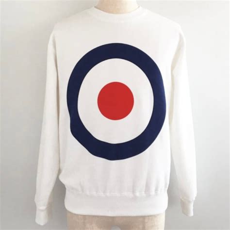 POP GEAR "KEITH MOON TARGET" スウェットシャツ〈ホワイト〉(PSS20) | fabchic ファブシック