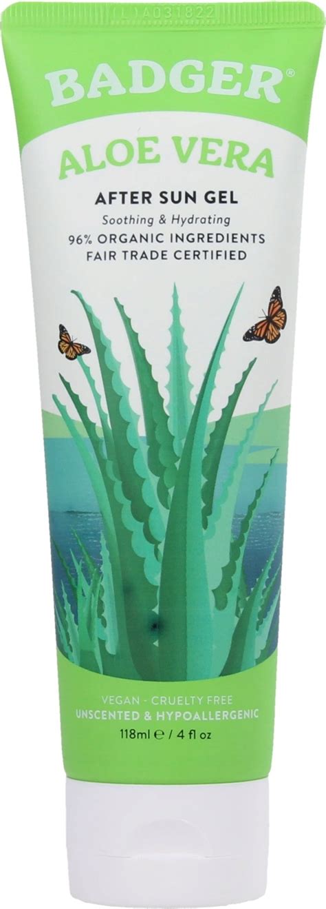 Badger Balm Aloe Vera Gel, 118 ml - Ecco-Verde Ireland