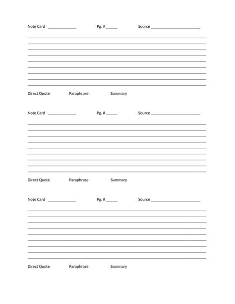 Image result for Open Note Card Define