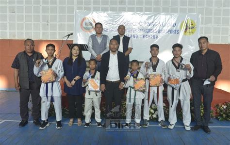 FELICITATION OF TAEKWONDO MEDAL WINNER | DIPR Nagaland-Department of ...