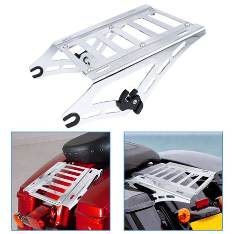 Buy AUFER Chrome Detachable Two Up ing Bracket Rack Luggage Rack Fit ...