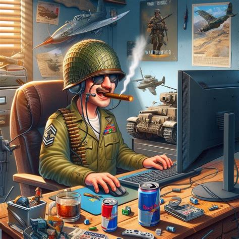 AI generated Picture using " average war thunder player " : r/warthundermemes