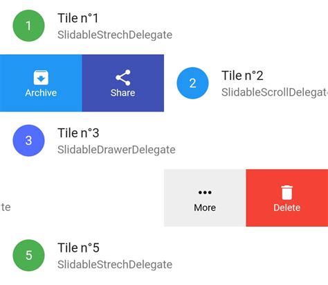 Image result for Flutter Slidable