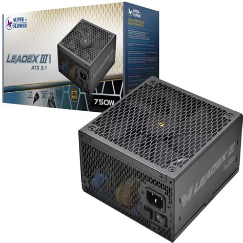 Super Flower Leadex III Gold 750W ATX 3.1 PCIe 5.1 Ready Fully Modular ...