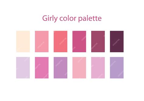 Premium Vector | A pink and purple colors palette
