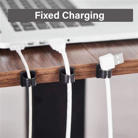 Buy SHUNFUTONG 50 self-Adhesive Cable Clips: Cable Organizer Wire Rack ...