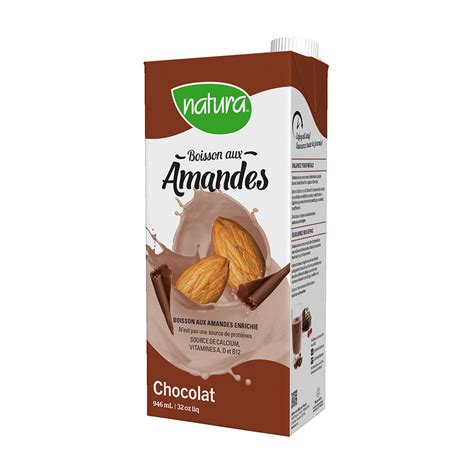 Chocolate Almond Drink 946 ml - La Boite à Grains