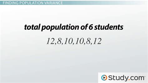 Image result for Variance Formula Example