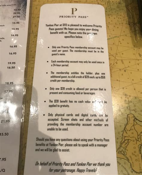 Review: Yankee Pier SFO Priority Pass Restaurant - Points with a Crew