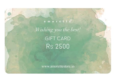 Amorette Store Gift Card (INR 2500)