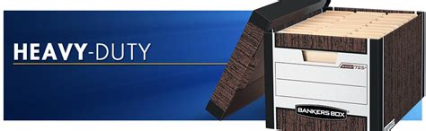 Bankers Box R-Kive Heavy-Duty Storage Boxes, Letter/Legal, Woodgrain ...