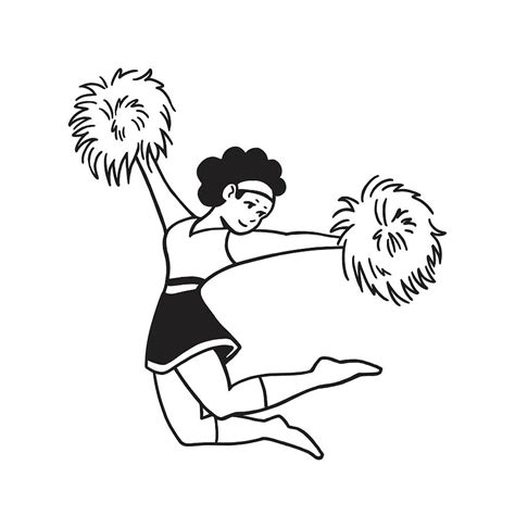 Cheerleaders Drawing