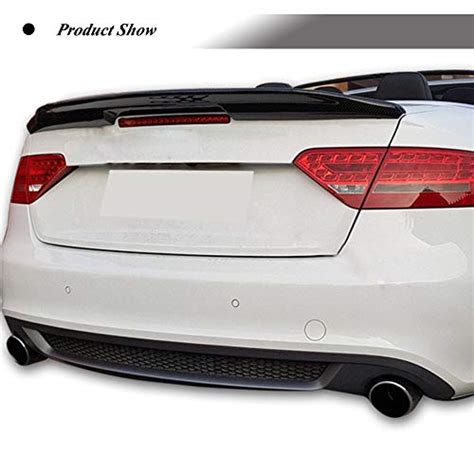 JC SPORTLINE Carbon Fiber Trunk Spoiler for Audi A5 S5 RS5 Convertible ...