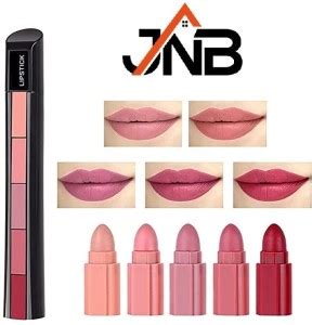 JNB Velvet Matte Ultra Smooth 5 in 1 Lipstick Nude Shades - Price in ...