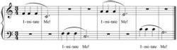 Image result for Example of Musical Imitation