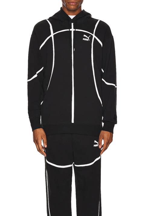 Puma Select Joshua Vides Hoodie in Black & White | REVOLVE
