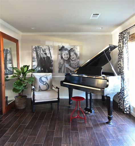 Young Houston family's home | Holly Mathis Interiors | Grand piano room ...