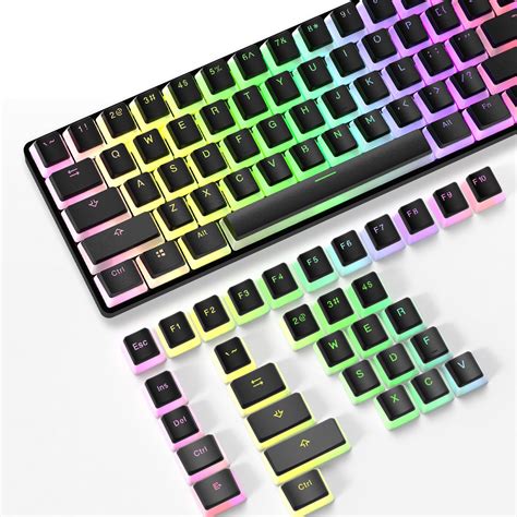 108 Key Double Shot Pbt Pudding Keycaps With Translucent Layer ...
