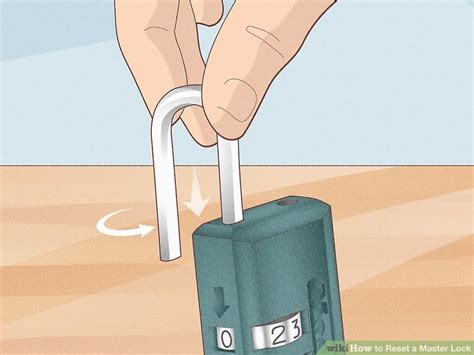 Image result for Master Lock Combination Lock Reset