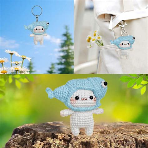 Kit de crochet DIY chapeau de chat avec poisson pour débutants avec ...