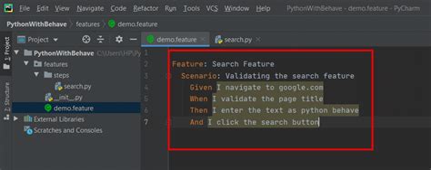 Image result for Python Behave Example