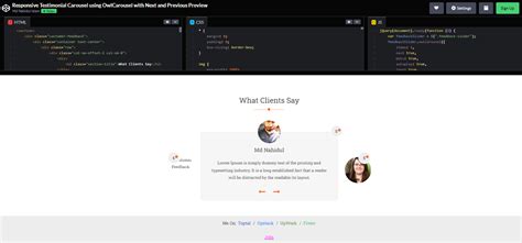Image result for Testimonoial CSS/HTML GitHub