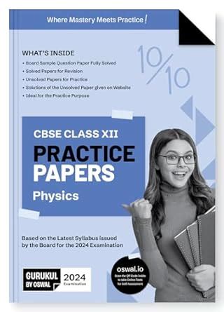 Gurukul Physics Practice Papers for CBSE Class 12 Board Exam 2024 ...