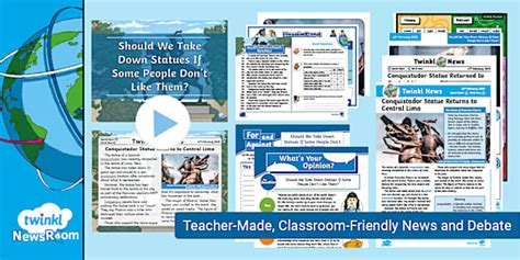 Statues Debate | Twinkl NewsRoom Weekly Pack for Kids