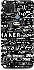 WallCraft Back Cover for OPPO A15s, CPH2179 LOGOS, BLACK, WHAIT, BRANDS ...