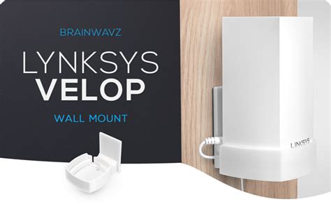 Screwless Wall Mount for Linksys Velop AC6600 AC4400 AC2200 Home WiFi ...